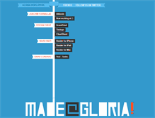 Tablet Screenshot of madeatgloria.com